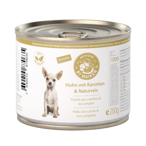 Bild von Huhn mit Karotten & Naturreis Sensitiv 200 g
