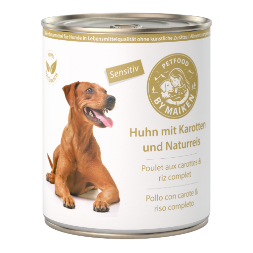 Bild von Huhn mit Karotten & Naturreis Sensitiv 800 g