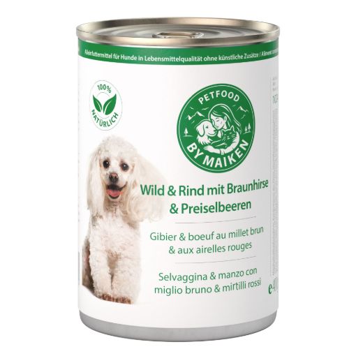Bild von Wild & Rind mit Braunhirse & Preiselbeeren 400 g