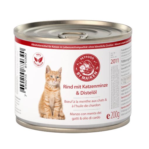 Bild von Rind mit Katzenminze & Distelöl 200 g