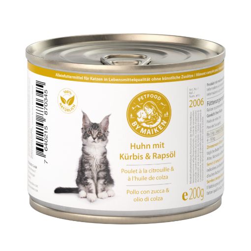 Bild von Huhn mit Kürbis & Rapsöl 200 g
