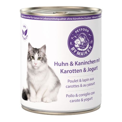 Bild von Huhn & Kaninchen mit Karotten & Joghurt 800 g