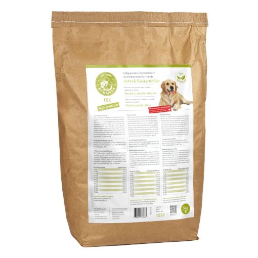 Bild von rex high premium Huhn & Süsskartoffel mit Schweizer Alpenkräutern 5 kg